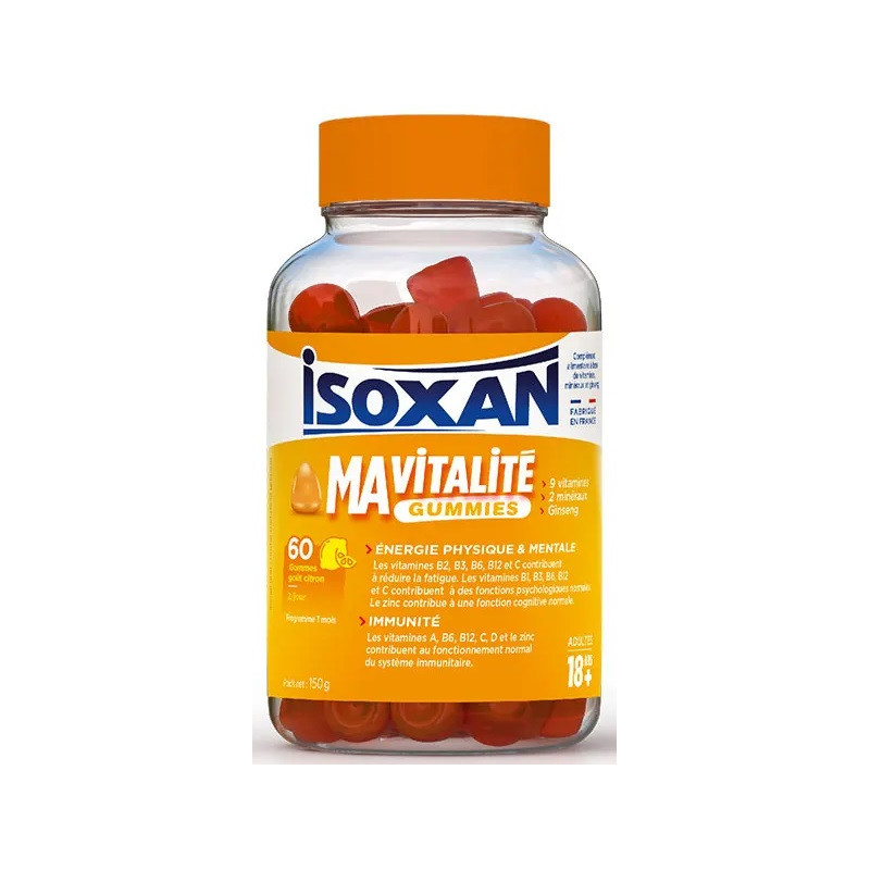 Isoxan – Ma Vitalité 18+ Gummies, 150 g Isoxan – Ma Vitalité 18+ Gummies, 150 g