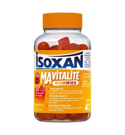Isoxan – Ma Vitalité Junior 4 Ans+, 30 Gummies