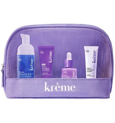 Krème – Trousse Routine Lissante Bio (4 soins au format voyage)