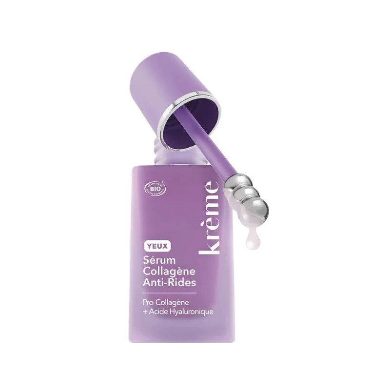 Krème – Sérum Yeux Collagène Anti-Rides Bio, 15 ml