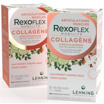 Rexoflex – Mobilité Collagène Coquille d’Œuf, 60 gélules