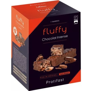Protifast – Barre Protéinée Fluffy Saveur Chocolat Intense, 44 g