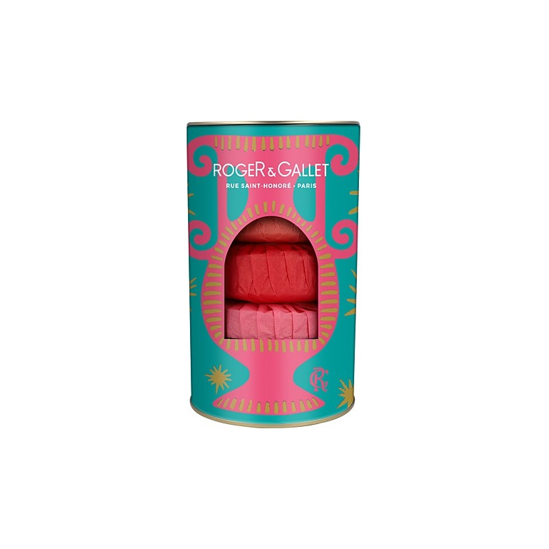 Roger & Gallet – Coffret Grand Bazar de Noël, 3 savons de 100 g