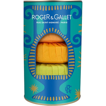 Roger & Gallet – Coffret Grand Bazar de Noël, 3 savons de 100 g