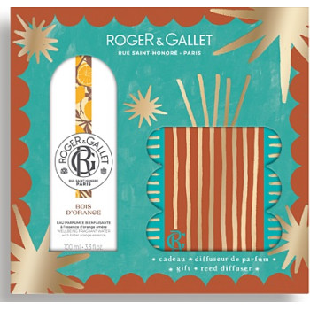 Roger & Gallet – Coffret Grand Bazar de Noël Bois d’Orange, parfum & diffuseur