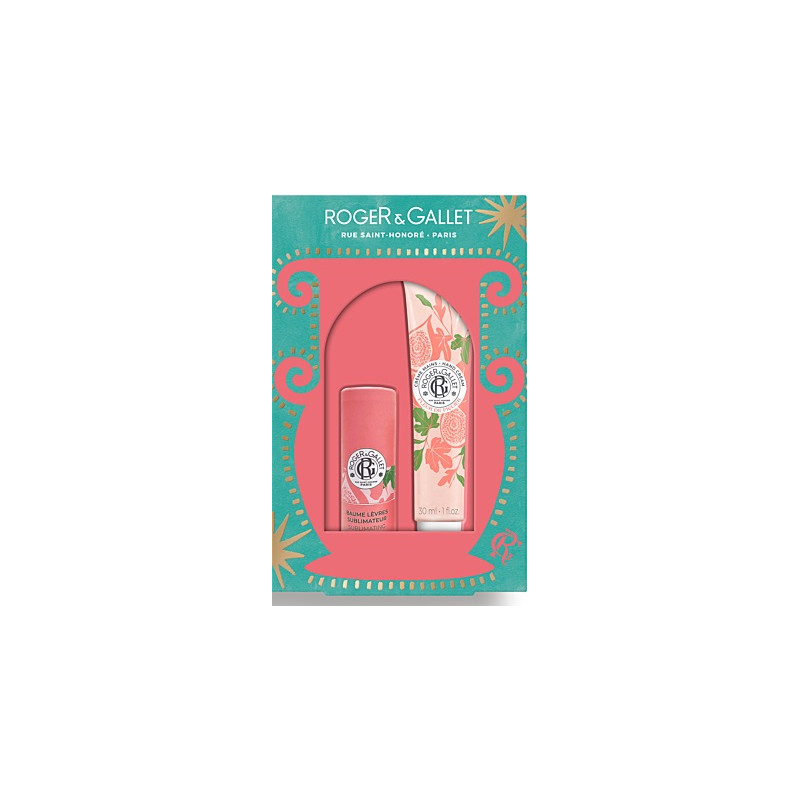 Roger & Gallet – Coffret Grand Bazar de Noël Fleur de Figuier, Baume lèvres & Crème mains Roger & Gallet – Coffret Grand Bazar de Noël Fleur de Figuier, Baume lèvres & Crème mains