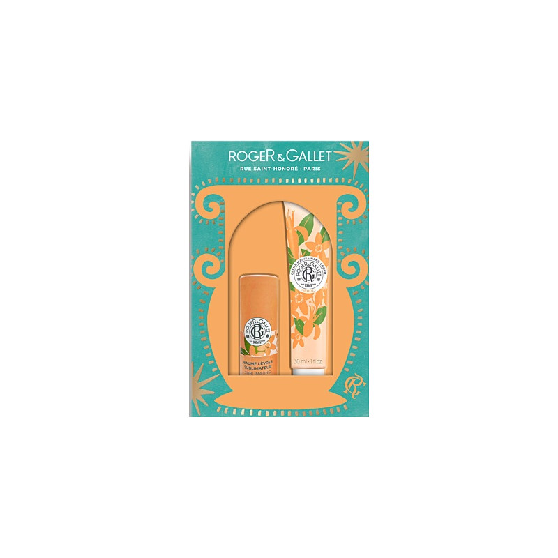 Roger & Gallet – Coffret Grand Bazar de Noël Néroli, Baume Lèvres et Crème Mains, 30 ml Roger & Gallet – Coffret Grand Bazar de Noël Néroli, Baume Lèvres et Crème Mains, 30 ml