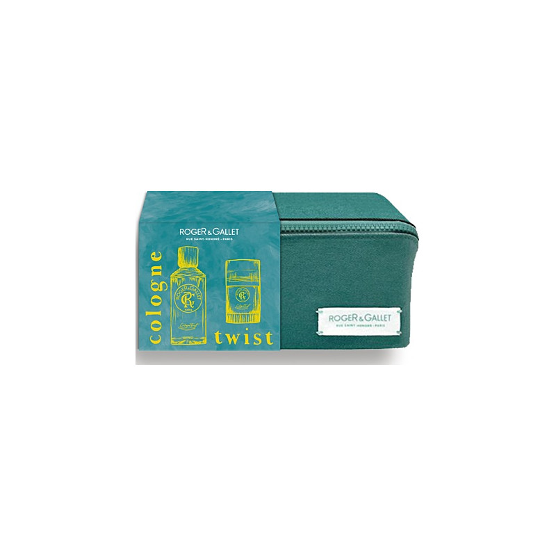 Roger & Gallet – Coffret Grand Bazar de Noël Cologne Twist, Eau de Cologne 100 ml & Déodorant 24h 50 g