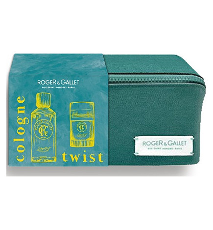 Roger & Gallet – Coffret Grand Bazar de Noël Cologne Twist, Eau de Cologne 100 ml & Déodorant 24h 50 g