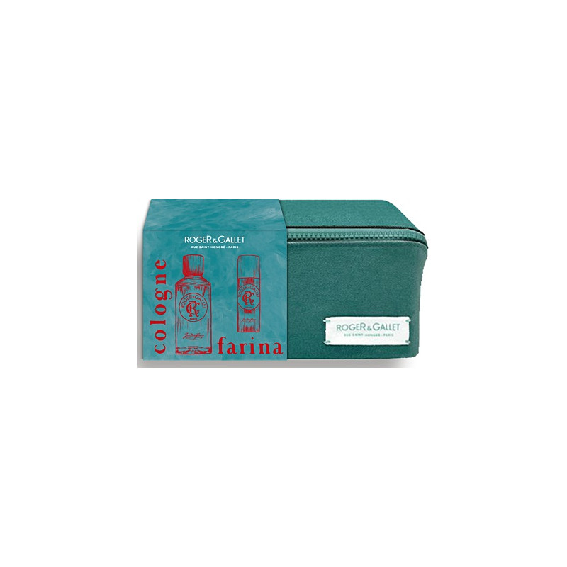 Roger & Gallet – Coffret Grand Bazar de Noël Jean Marie Farina, Eau de Cologne 100 ml & Déodorant 150 ml