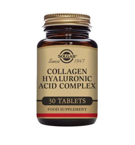 Solgar – Collagen Hyaluronic Acid Complex, 30 comprimés