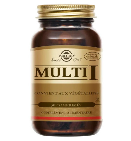 Solgar – Multi I Multivitamines, 60 comprimés
