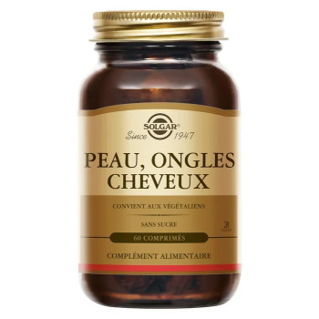 Solgar – Peau Ongles Cheveux, 60 comprimés
