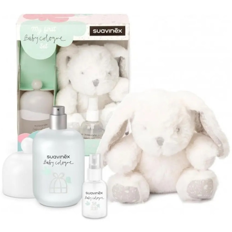 Suavinex – Coffret My First Baby Cologne, 100 ml + 50 ml + peluche Suavinex – Coffret My First Baby Cologne, 100 ml + 50 ml + peluche