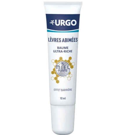 Urgo – Baume Ultra Riche Lèvres Abîmées, 10 ml