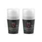 Vichy – Homme Déodorant Anti-Transpirant Anti-Irritations 48H Lot de 2, 50 ml