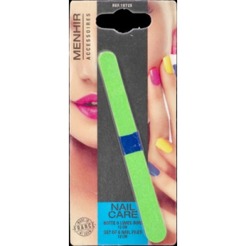 Vitry – Menhir Lime à ongles corindon bois, 12 cm, lot de 6