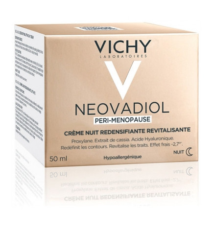 Vichy – Neovadiol Péri-Ménopause Crème Nuit Redensifiante Revitalisante, 50 ml