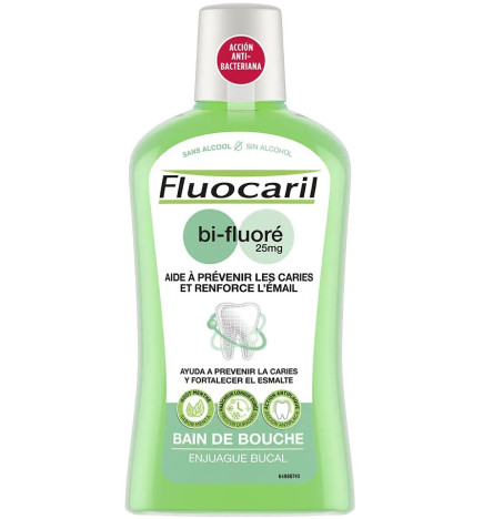 Fluocaril – Bain de bouche Bi-Fluoré Menthe, 500 ml