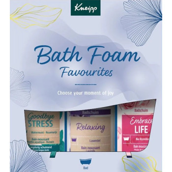 Kneipp – Coffret Mousse de Bain Favoris, 3 x 100 ml