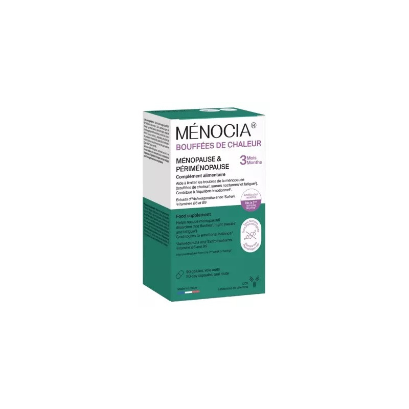 Ménocia – Bouffées de Chaleur, 90 gélules Ménocia – Bouffées de Chaleur, 90 gélules
