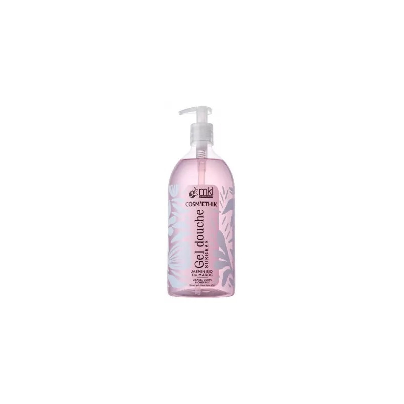MKL Green Nature – Gel Douche Surgras Jasmin Bio du Maroc, 1 L