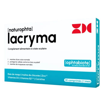 Horus Pharma – Naturophta Lacryma Vision & Confort Oculaire, 60 comprimés