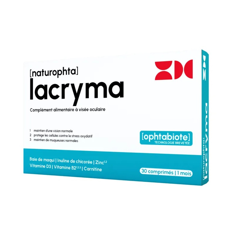 Horus Pharma – Naturophta Lacryma Vision & Confort Oculaire, 60 comprimés Horus Pharma – Naturophta Lacryma Vision & Confort Oculaire, 60 comprimés