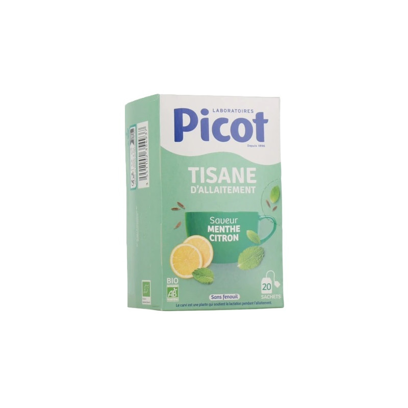 Picot – Tisane Allaitement Saveur Citron Bio, 20 sachets Picot – Tisane Allaitement Saveur Citron Bio, 20 sachets
