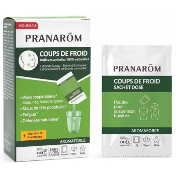 Pranarôm – Aromaforce Coups de Froid, 15 sachets