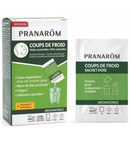 Pranarôm – Aromaforce Coups de Froid, 15 sachets