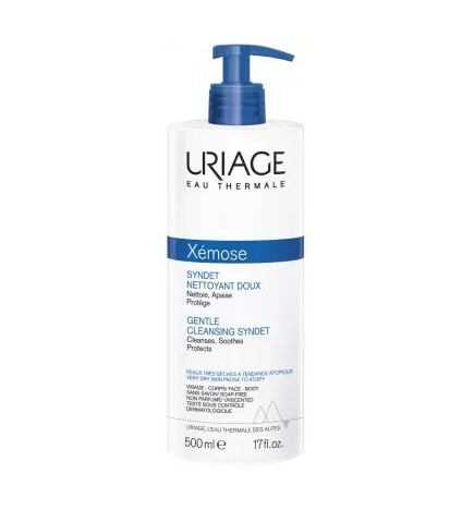 Uriage – Xémose C8+ Syndet Nettoyant Doux, 500 ml