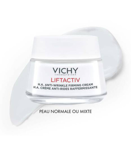 Vichy – Liftactiv H.A. Crème de Jour Anti-Rides Peau Normale à Mixte, 50 ml