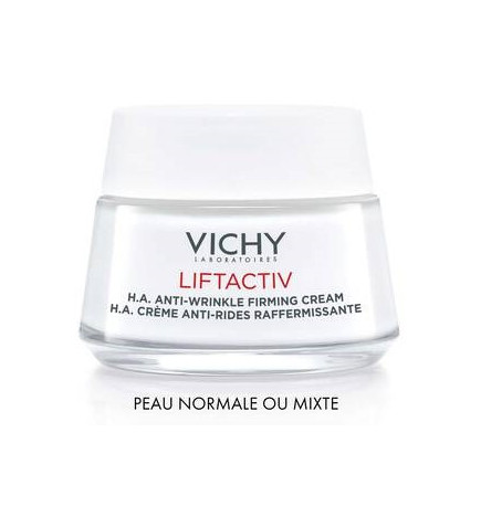 Vichy – Liftactiv H.A. Crème de Jour Anti-Rides Peau Normale à Mixte, 50 ml