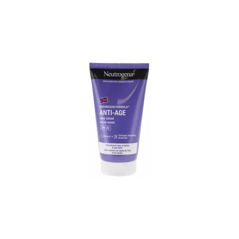 Neutrogena – Crème Mains Anti-Âge SPF20, 75 ml Neutrogena – Crème Mains Anti-Âge SPF20, 75 ml