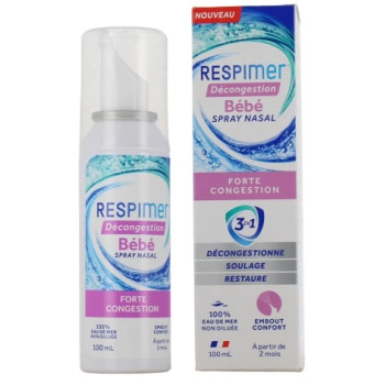 Respimer – Spray Nasal Décongestion Bébé, 100 ml