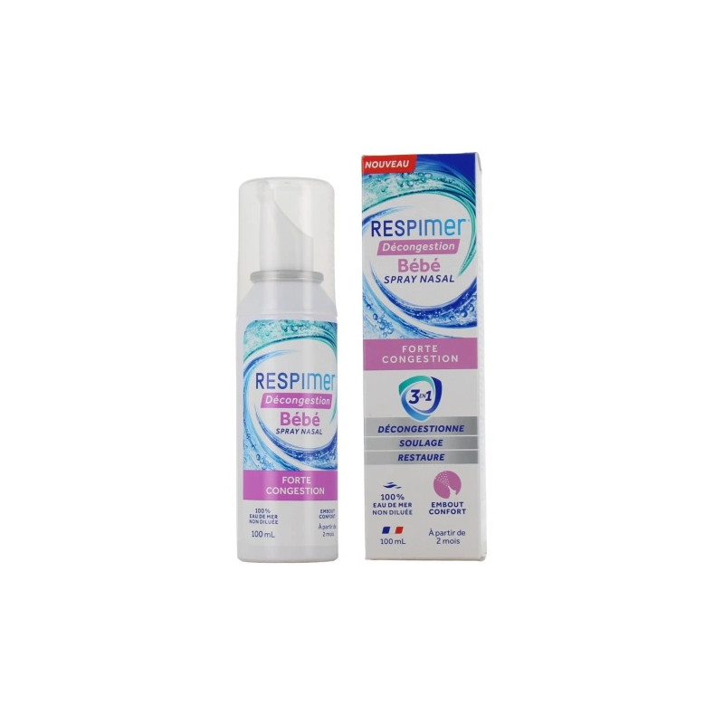Respimer – Spray Nasal Décongestion Bébé, 100 ml Respimer – Spray Nasal Décongestion Bébé, 100 ml