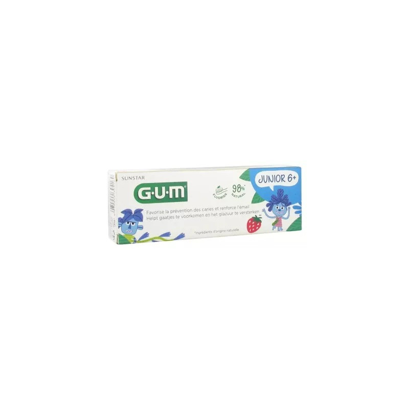 GUM – Junior Gel Dentifrice Fraise 50 ml