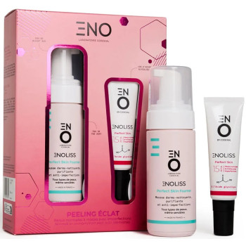 Codexial – Coffret Peeling Éclat : Mousse Nettoyante Perfect Skin Foamer 150 ml + Émulsion Nuit Perfect Skin 15 AHA 30 ml