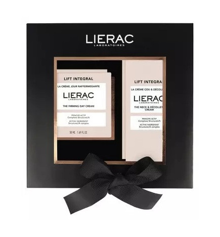 Lierac – Coffret Lift Integral Crème Jour Raffermissante & Crème Cou & Décolleté, 2 x 50 ml