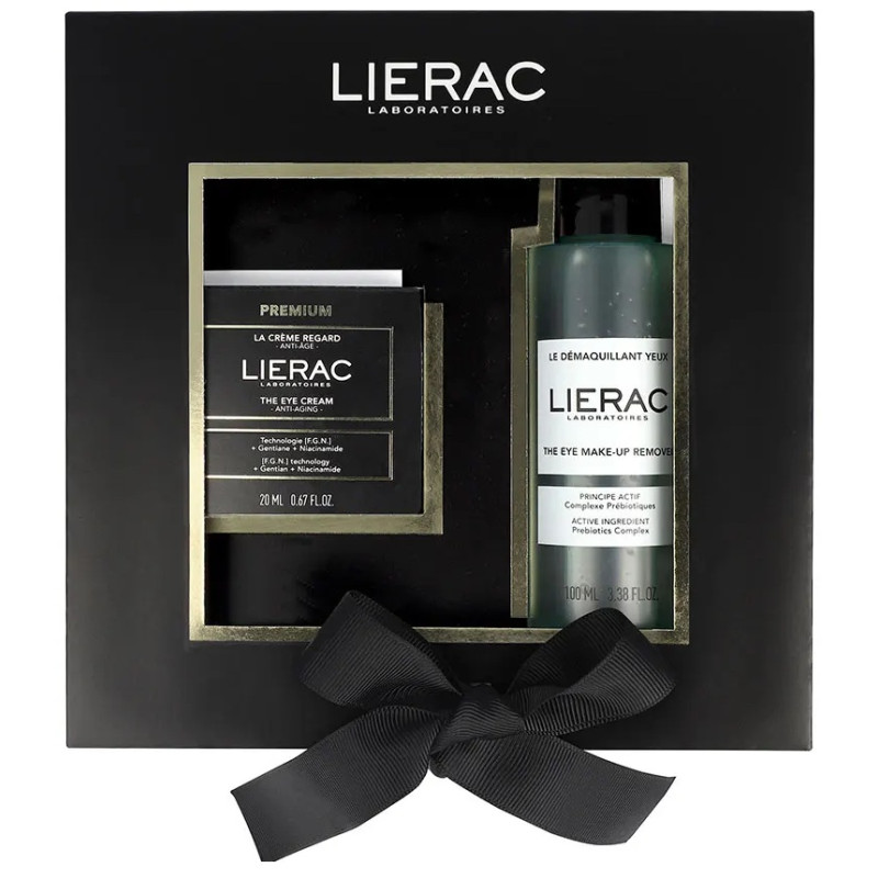 Lierac – Coffret Premium Anti-Âge Regard & Démaquillant Yeux, 20 ml + 100 ml