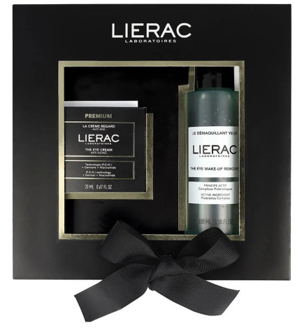 Lierac – Coffret Premium Anti-Âge Regard & Démaquillant Yeux, 20 ml + 100 ml