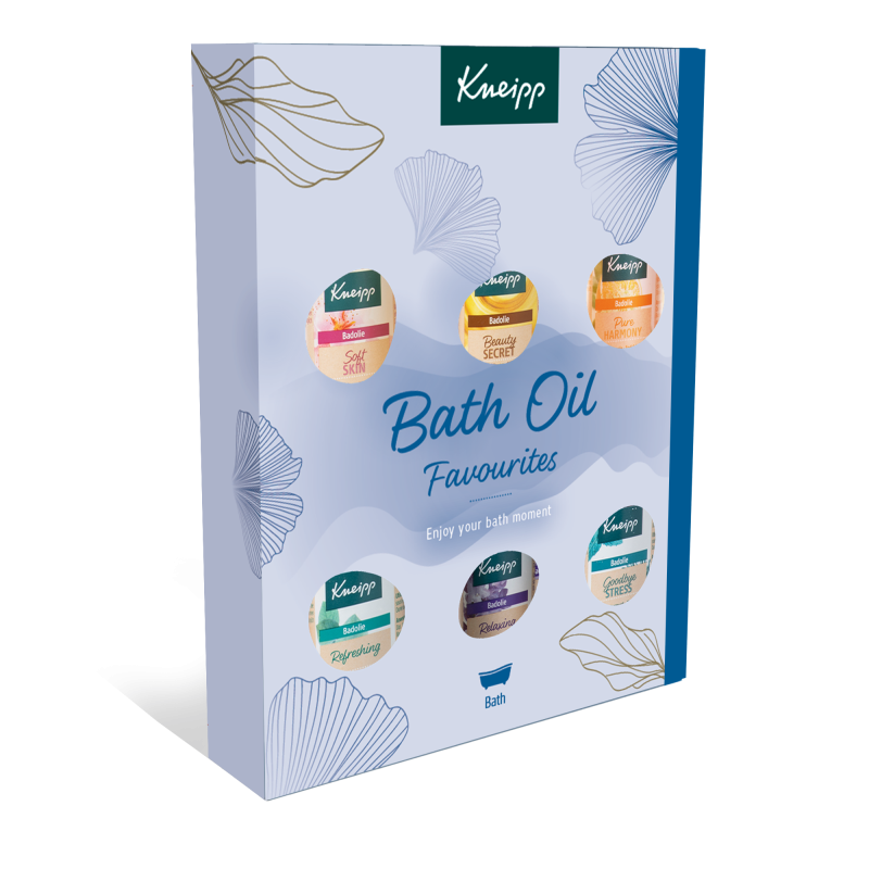 Kneipp – Coffret Huiles de Bain Bien-Être, 6 x 20 ml