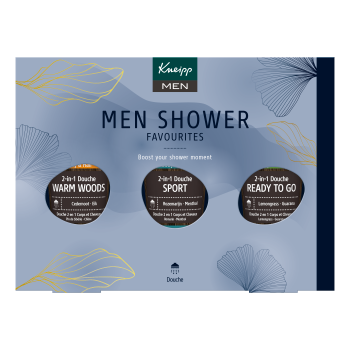Kneipp – Coffret Homme Mini Favourites, 3 x 75 ml