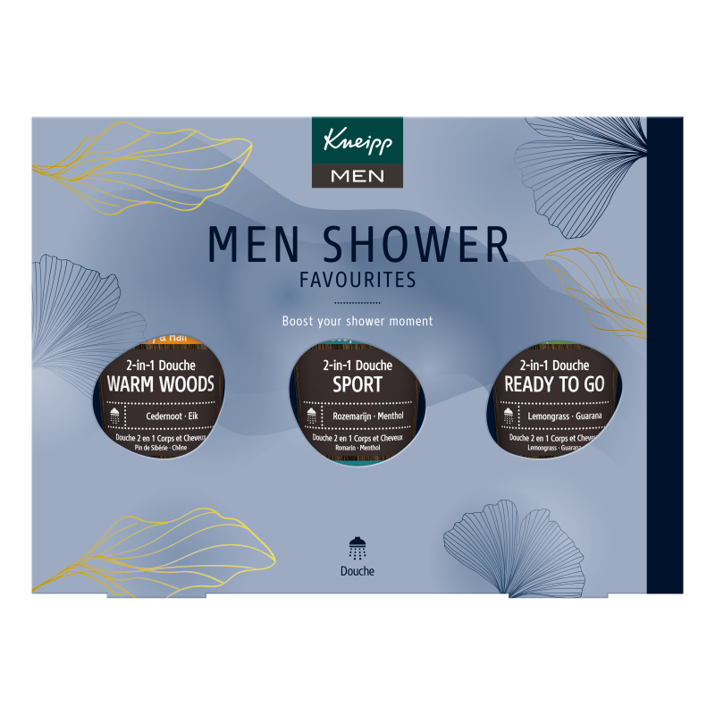 Kneipp – Coffret Homme Mini Favourites, 3 x 75 ml