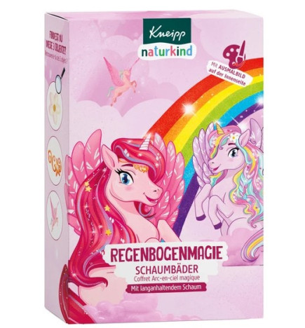 Kneipp – Coffret Arc-en-Ciel Magique, 3 bains moussants enfants