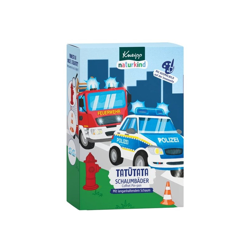 Kneipp – Coffret Cadeau Pin-Pon, 3 bains moussants enfants