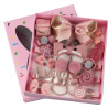 Nildor – Coffret 18 pièces Accessoires Cheveux Rose pour Enfant