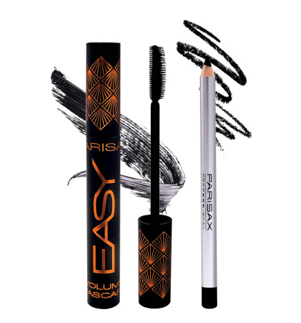 Parisax – Coffret Duo Yeux, Mascara et Crayon Yeux, Noir