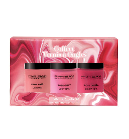 Parisax – Coffret Vernis à Ongles Rose Collection